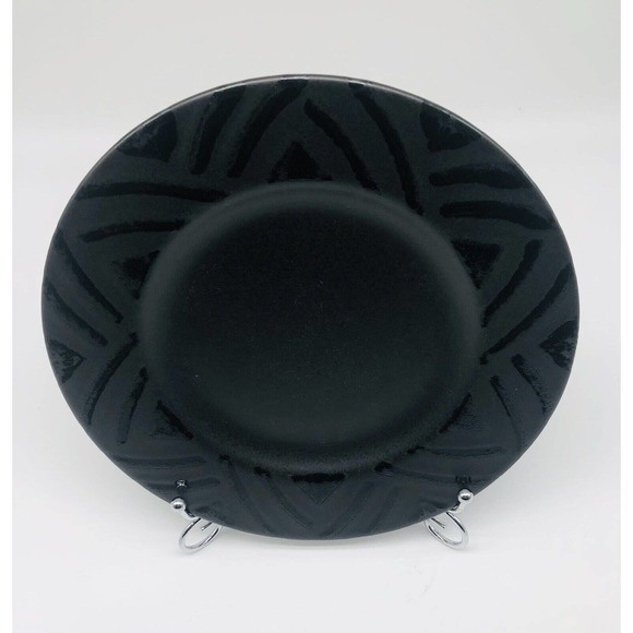 Vintage Pfaltzgraff 8” Plate Morning Light Black Salad Appetizer REPLACEMENT A1 - Picture 3 of 4